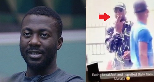 Bally spotted smoking weed