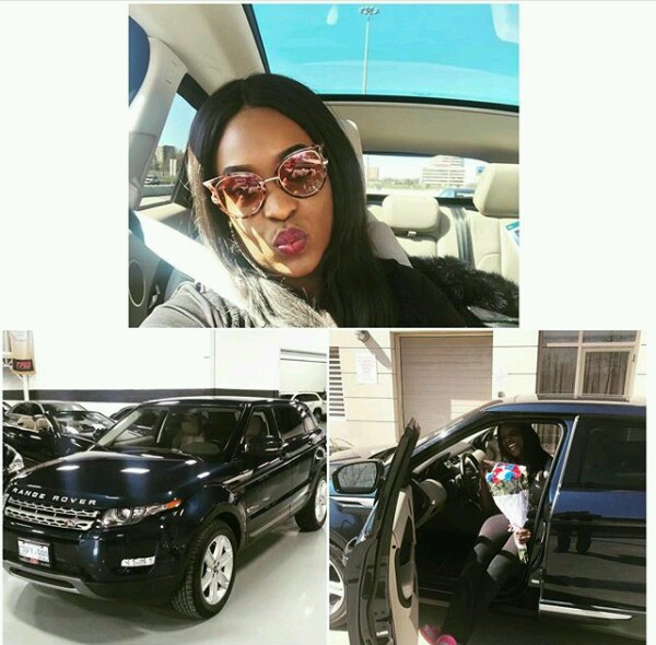 Joan Nwosu, Nigerian Lady buys brand new Range Rover