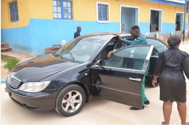 Apostle Suleiman gifts Toyota Camry car