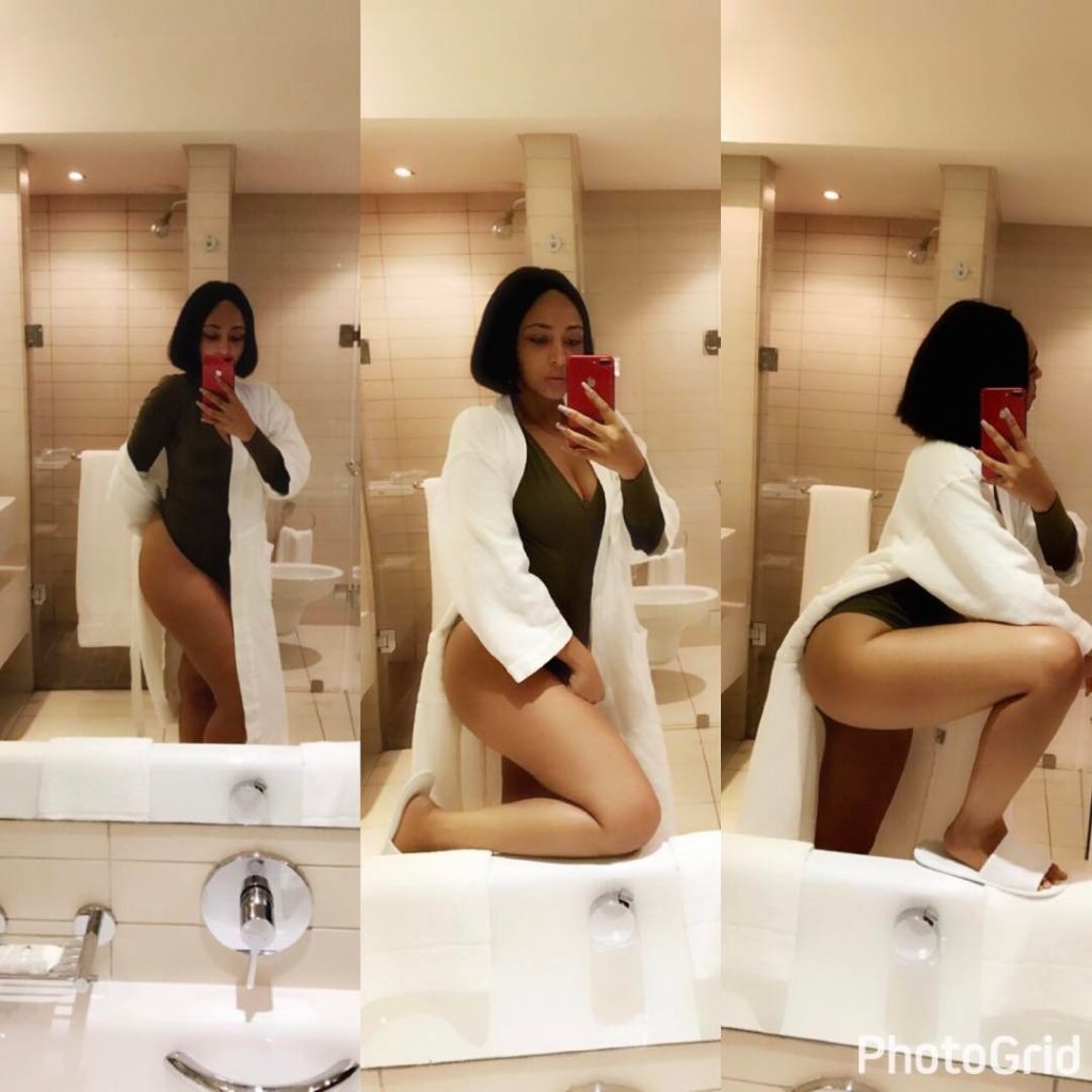 Rosy Meurer shares seductive bathroom photos