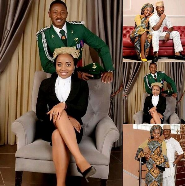 nigerian lawyer marries soldier beau