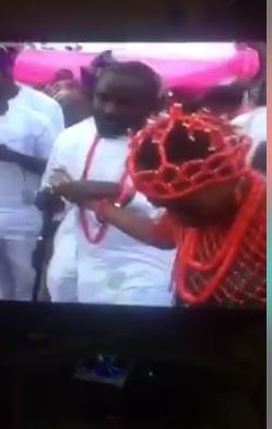 woman caught rubbing