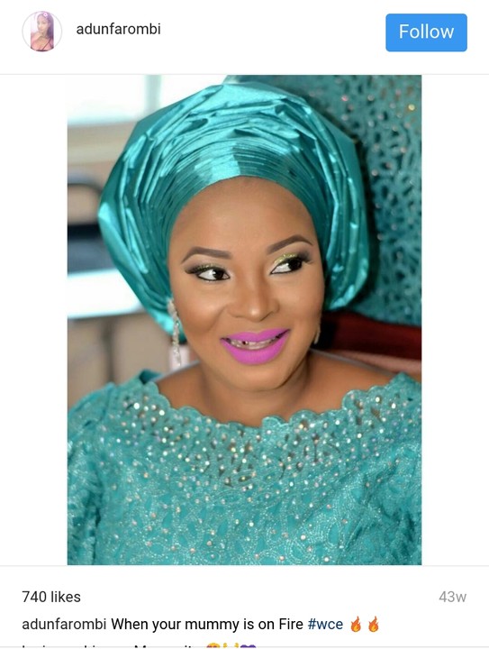 Moji Olaiya's daughter
