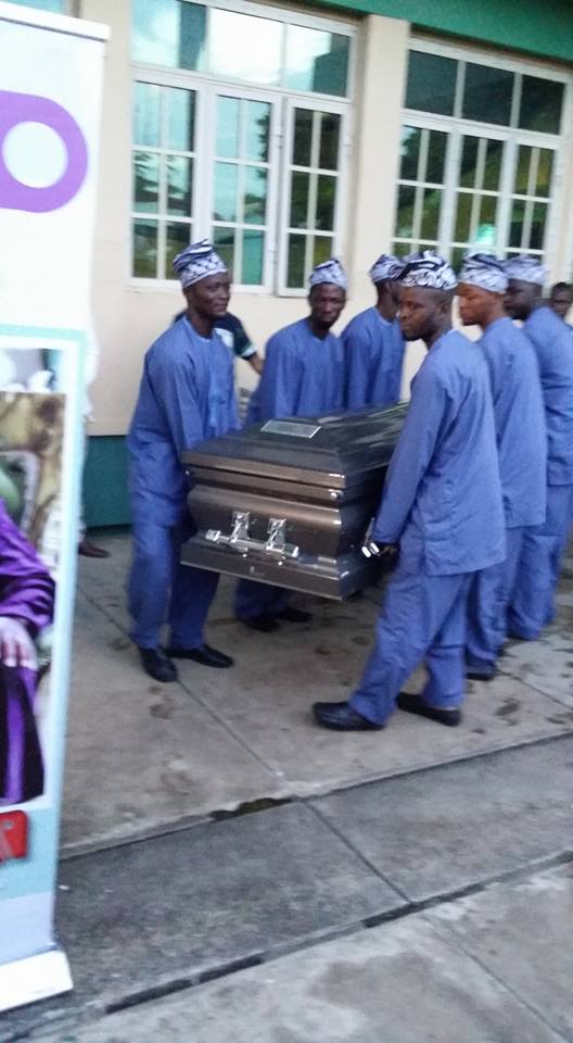 Olumide Bakare's burial