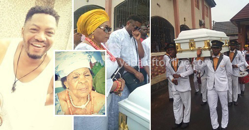 Ernest Obi buries mum