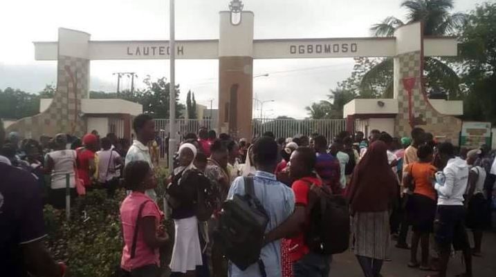 LAUTECH Students Prevented JAMB Candidates