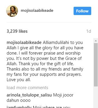 Moji Olaiya's Last post