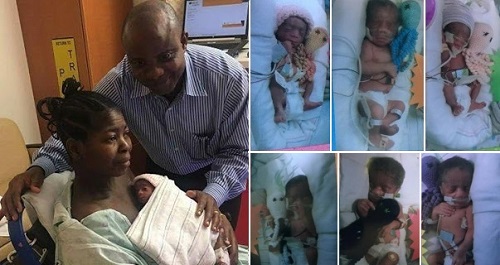 Nigerian woman delivers sextuplets