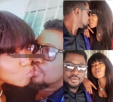 Toyin Aimakhu pictured kissing