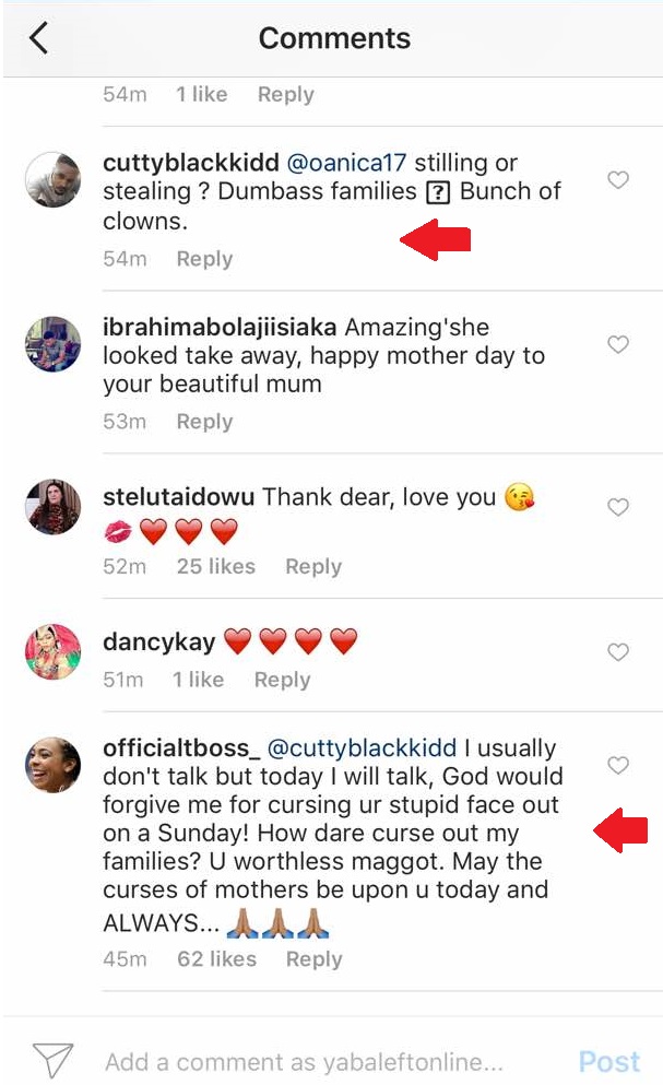 TBoss Blasts Fan