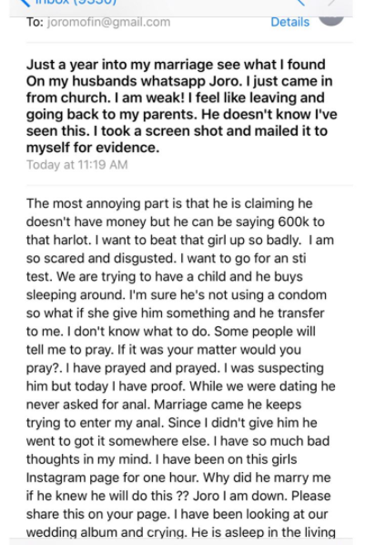 Nigerian Lady shares erotic whatsapp conversation