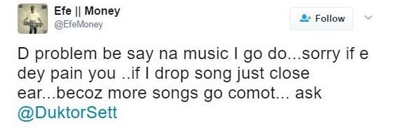 Efe Tells Haters