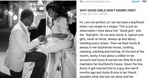 good girls don't marry first