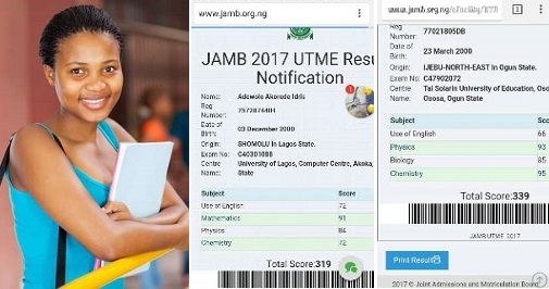 Highest Jamb Score