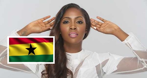 Tiwa Savage Disrespected Ghanaian Flag