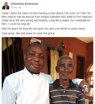 130 years old nigerian man