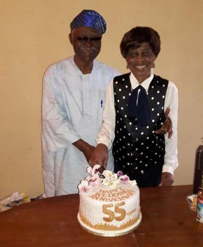 nigerian couple celebrates 55 years wedding anniversary