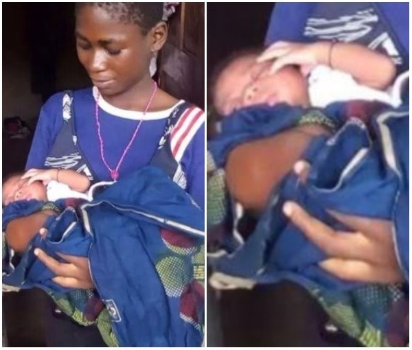 12 year old Homeless Nigerian girl gives birth