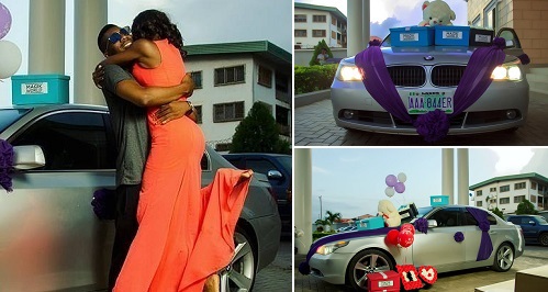 Nigerian man gifts girlfriend