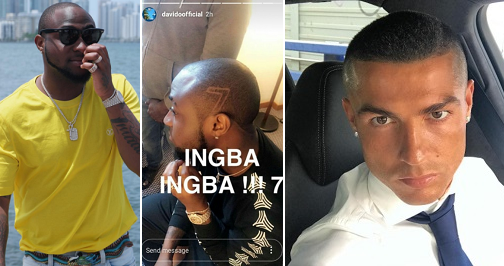 Davido honours Cristiano ronaldo