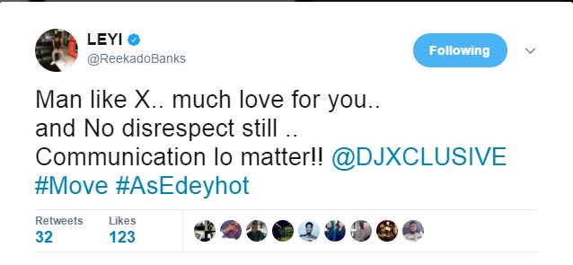 Reekado Banks apologizes