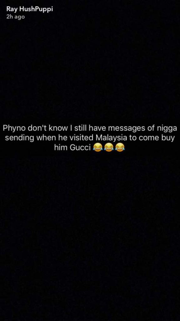Hushpuppi blasts Phyno