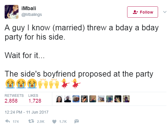married guy throws lavish birthday