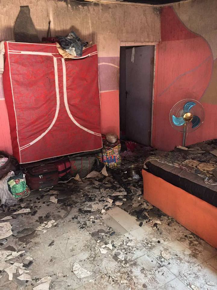 victor uwaifo's hostel burnt 