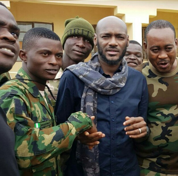 2baba visits IDPs soldiers