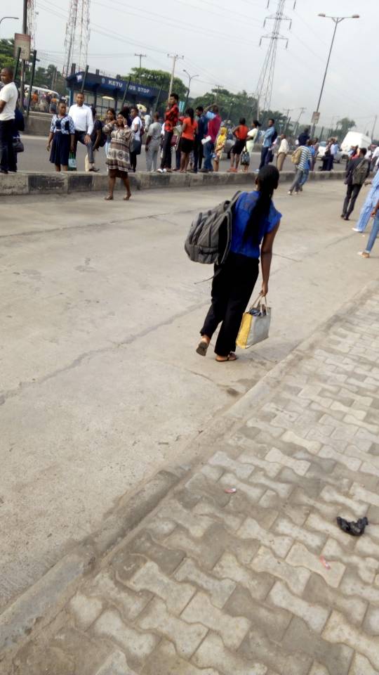 Blue BRT Buses strike