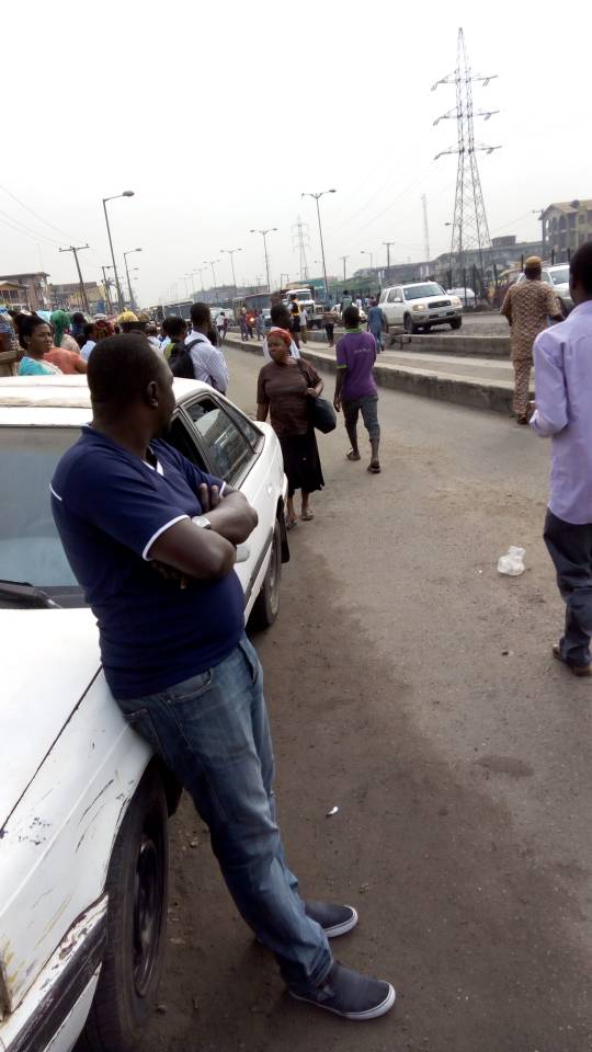 Blue BRT Buses strike