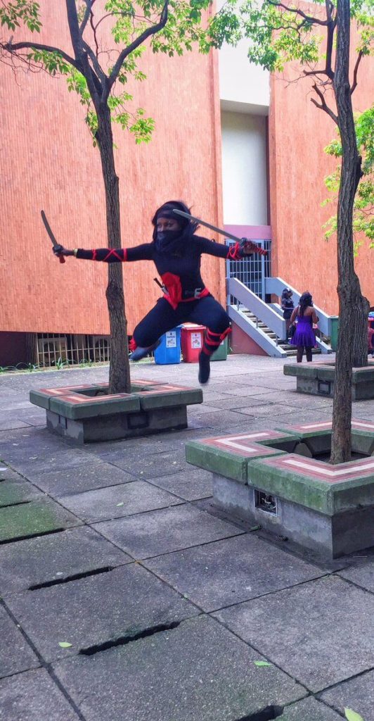 UNILAG female undergraduate turns ninja