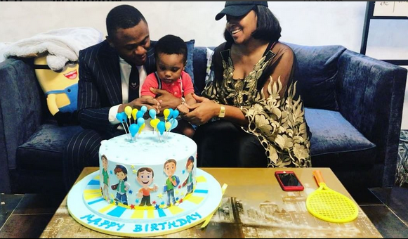 estranged couple celebrate son's first birthday