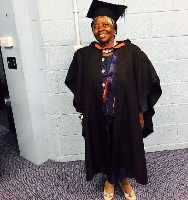 74 year old grandma graduates