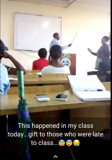 unilag lecturer flogs student