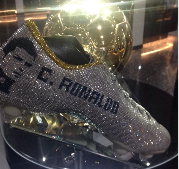 cristiano ronaldo crystal boots