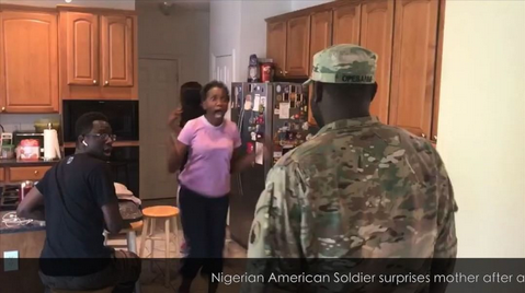 nigerian man serving us army