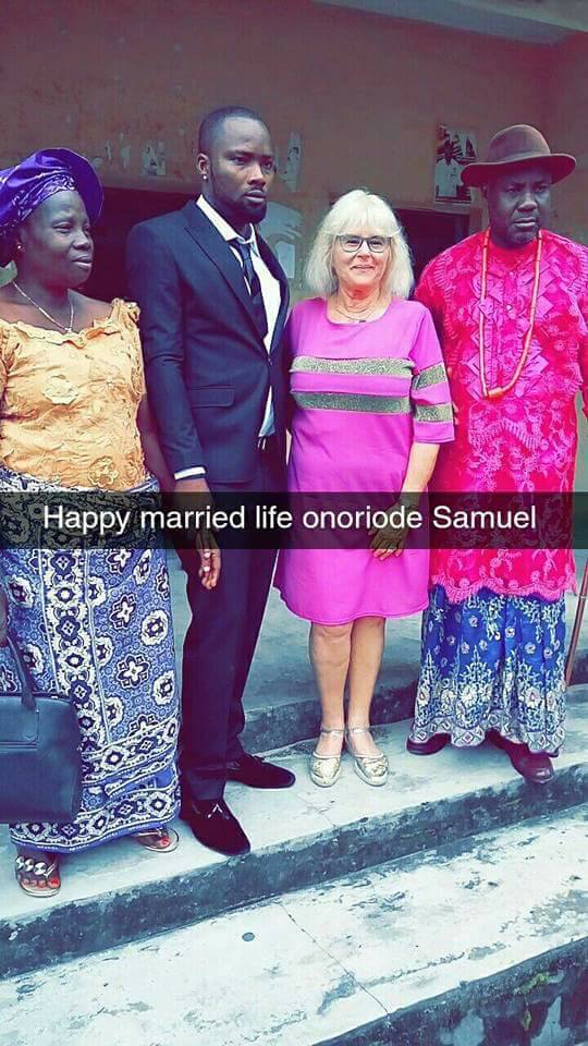 Nigerian man marries older white lover
