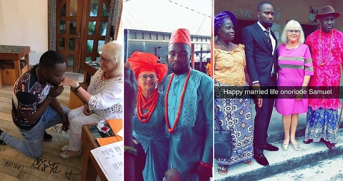 Nigerian man marries older white lover