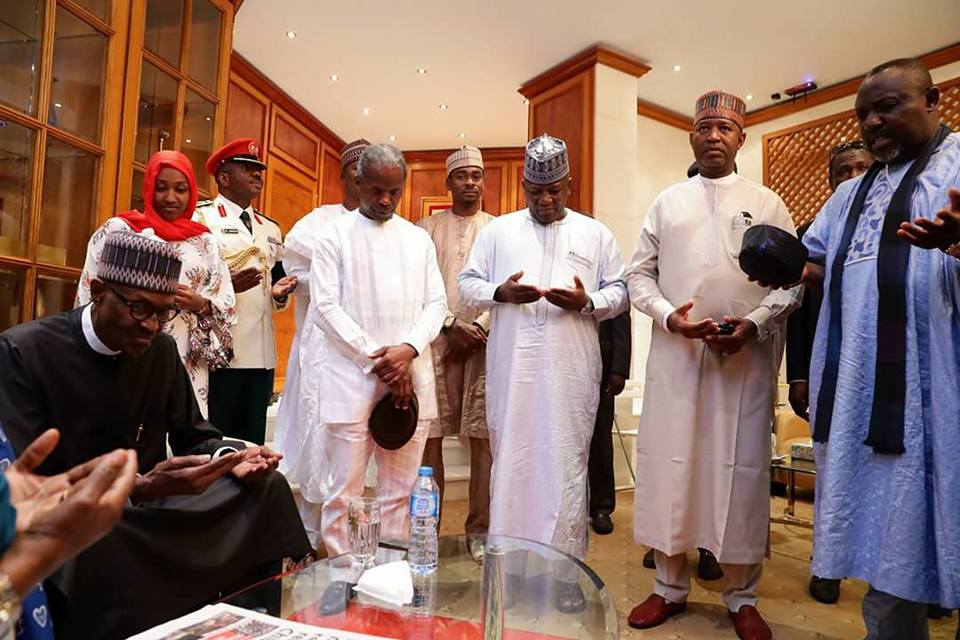 President Buhari arrives Aso Rock
