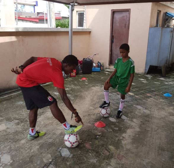 Timi Dakolo employs personal football trainer