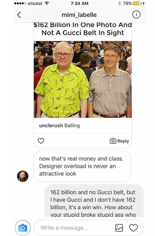 Hushpuppi blasts Female follower