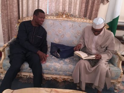 pastor adeboye visits president buhari