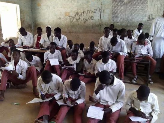 Secondary School Students Write Exams