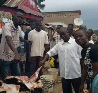 suya seller shares free goat meat