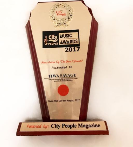 tiwa savage wins city people music awards