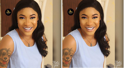 tonto dikeh pays tribute, Interview Churchill granted