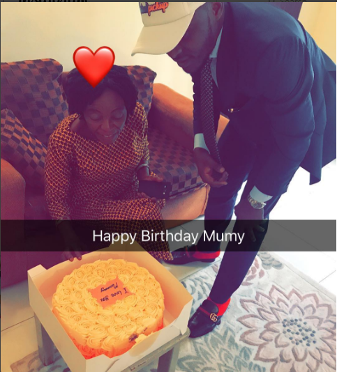 ubi franklin mum celebrates birthday