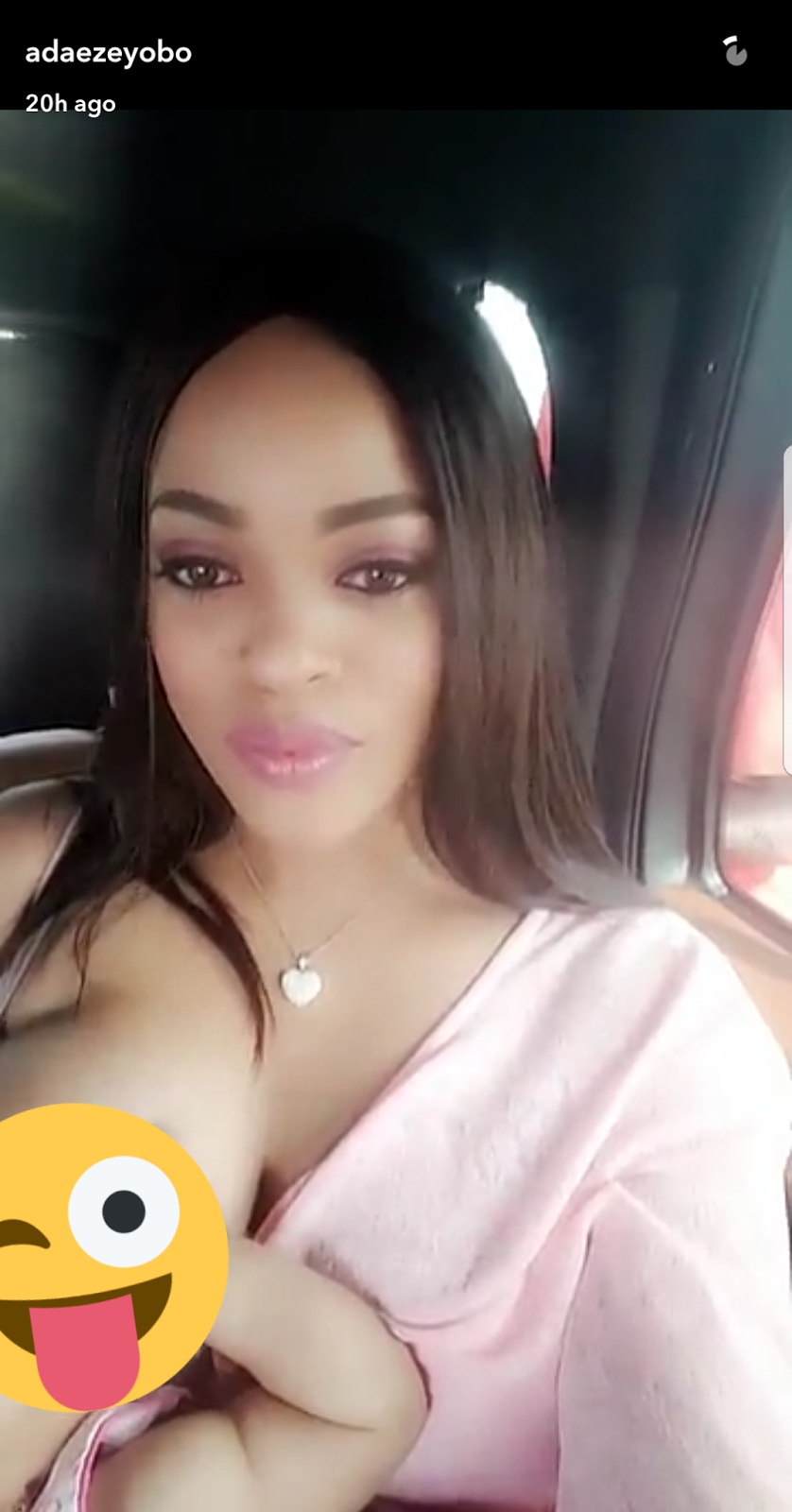 Adaeze Yobo Breastfeeds
