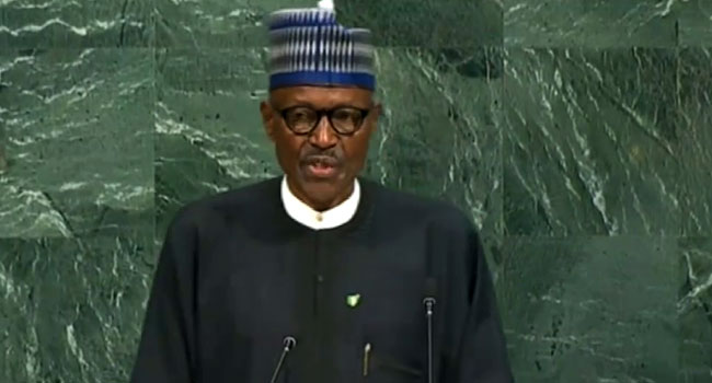 President Buhari Addresses UN General Assembly